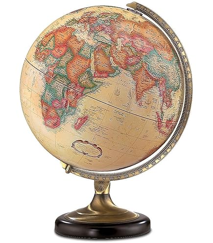 地球儀 Replogle Globes, Inc. Made in USA Amazon.com: Replogle Globes 35522 Leather Expedition Globe, Small