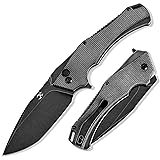 KANSEPT Hellx Pocket Folding Knives Button Lock for