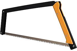 AGAWA CANYON AGAWA - BOREAL24 -> 24 Inch Folding Bow Saw (Black Frame - Yellow Handle - All Purpose Blade)