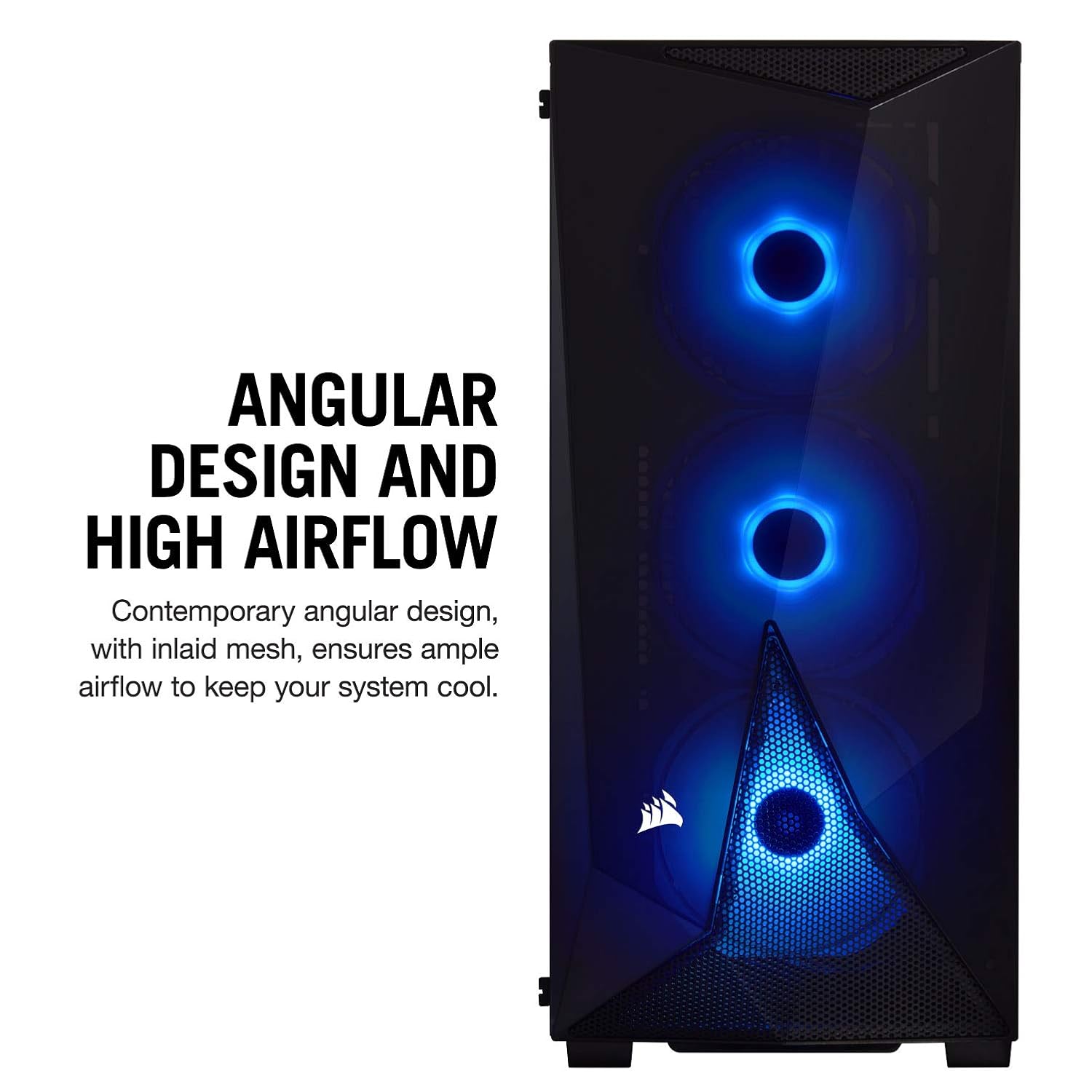 CORSAIR Carbide Series SPEC-DELTA RGB Mid-Tower ATX Gaming Case, Tempered Glass