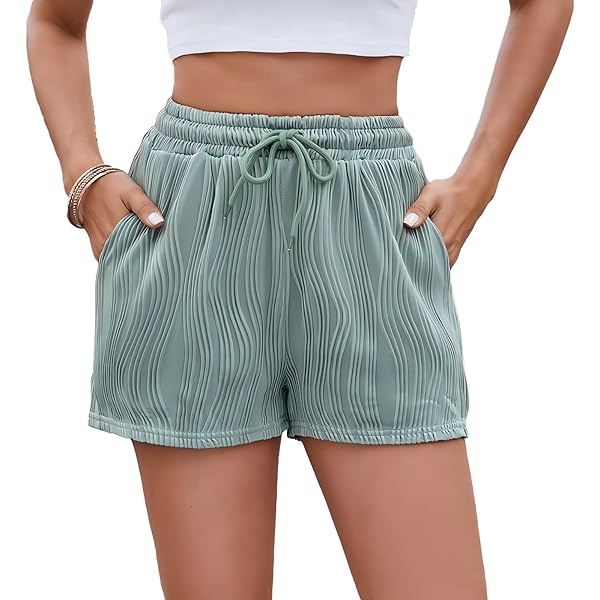 Shorts Mujer Algodón Verano - Sueltos, Con Cordón Y Bolsillos, Ideales Para Deporte