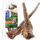 Natural Beef Tail Bones for Dogs - Long-Lasting Dental Chew, Rawhide-Free & Digestible Dog Treats,Single Ingredient Grass-Fed