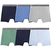 Fruit of the Loom mens 4-way Stretch Boxer Briefs | Lightweight & Moisture Wicking Underwear | Long Leg, Regular Leg & Trunk