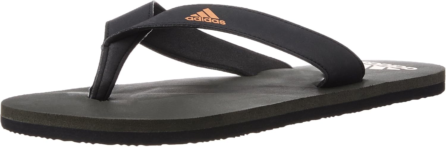 adidas Men's Eezay Max Out Men Fango, Cblack and Nacho Flip-Flops and House Slippers - 7 UK 