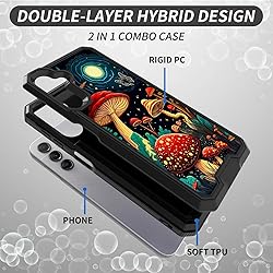 BPQOJB for Samsung Galaxy S24 Case with Mushroom