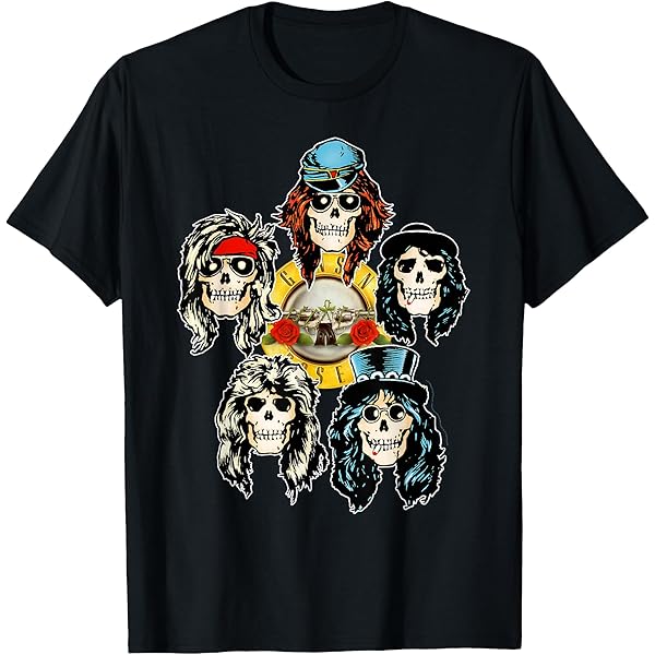 ミュージシャン Guns N' Roses 2025 Grey Skulls T-Shirt ミュージシャン Guns N' Roses 2025 Grey Skulls T-Shirt Grey