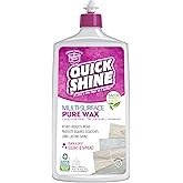 Quick Shine Multi-Surface Pure Floor Wax 27 oz, Long Lasting Protection | Polish Restores, Protects &amp; Refreshes Floors, Streak &amp; Haze Free, Non-slip, pH Neutral, PFAS Free, EPA Safer Choice