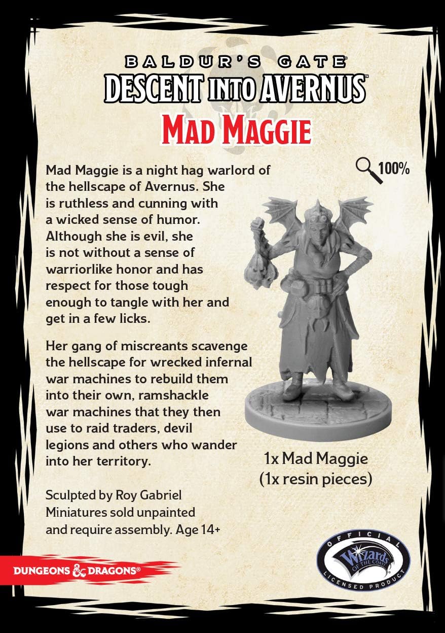Gale Force Nine- Descent into Avernus - Mad Maggie, Multicolor, 0 - Image 3