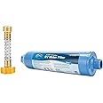 Camco TastePURE Camper/RV Water Filter & Hose Protector | Inline Water Filter Reduces Bad Taste, Odor, Chlorine & Sediment | 