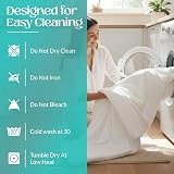 Sasma Home Waterproof Crib Mattress Protector Cotton Rich Hypoallergenic view 6