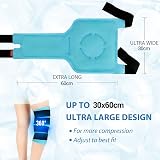Comfytemp XXL Knee Ice Pack Wrap 360° Coverage Large Neoprene Gel Pad view 3