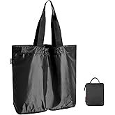 pack all 16L Lightweight Packable Tote Bag, Water Resistant Foldable Grocery Bag, Reusable Shopping Bag