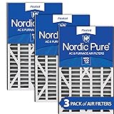 Nordic Pure 16x25x3 (15 13/16 x 24 5/16 x 3) MERV