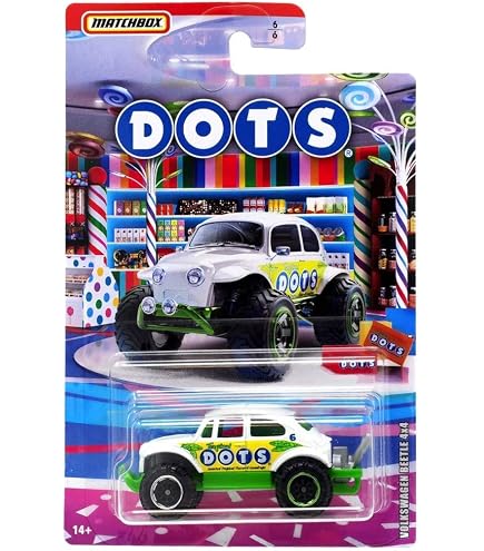 Voiture Miniature Matchbox 1/64 Volkswagen Beetle Verte - Série Mainlines 2021