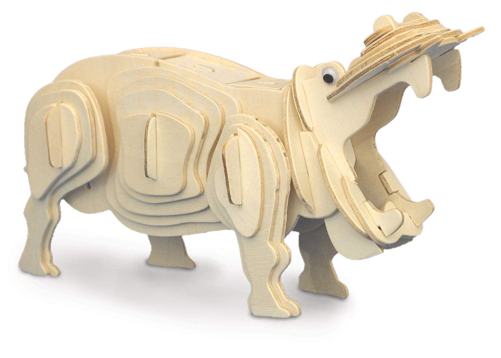 Quay Hippopotamus Woodcraft Construction Kit FSC