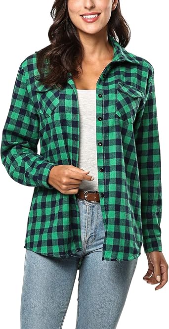 camisas a cuadros para mujer