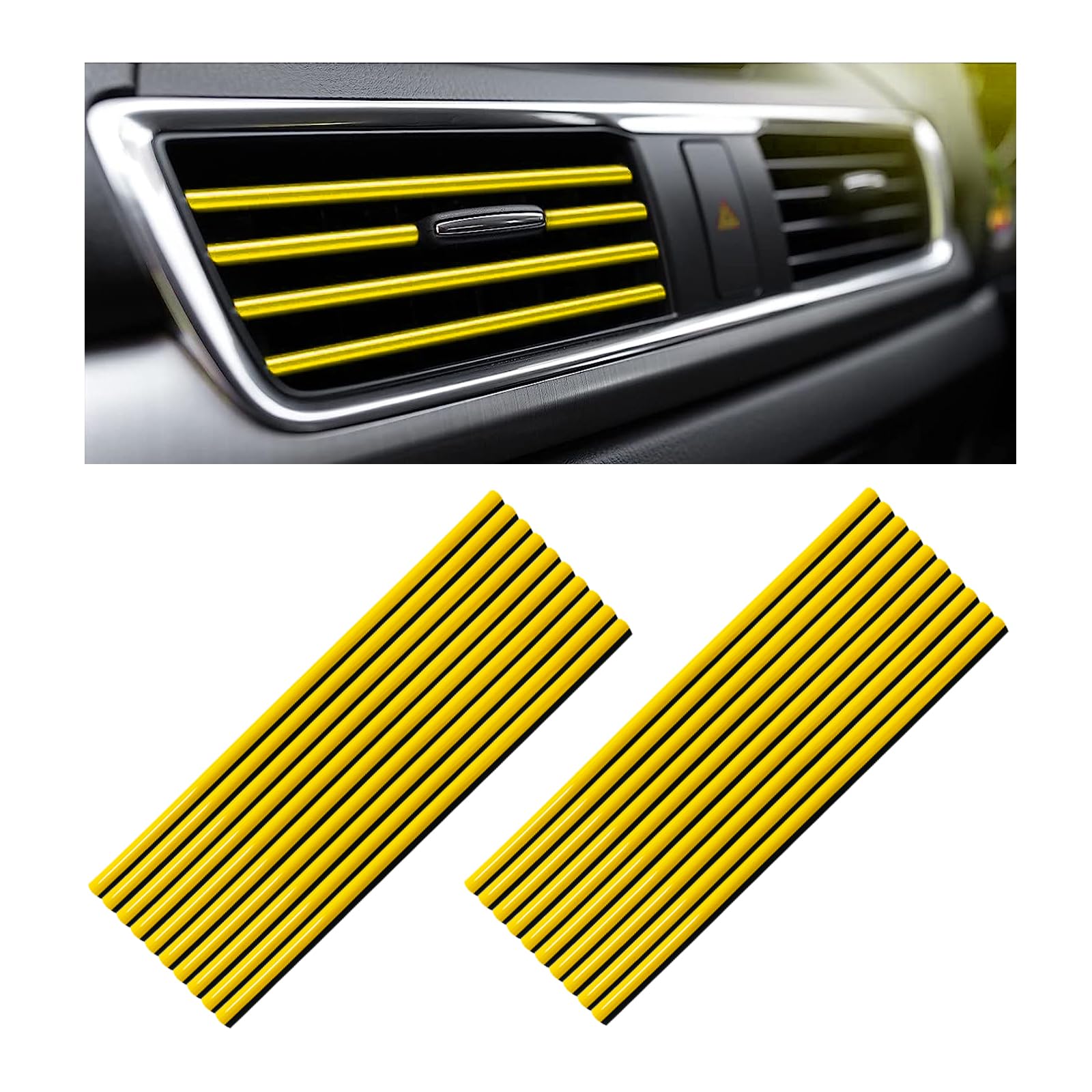 Kewucn 20 PCS Car Air Conditioner Vent Decorative