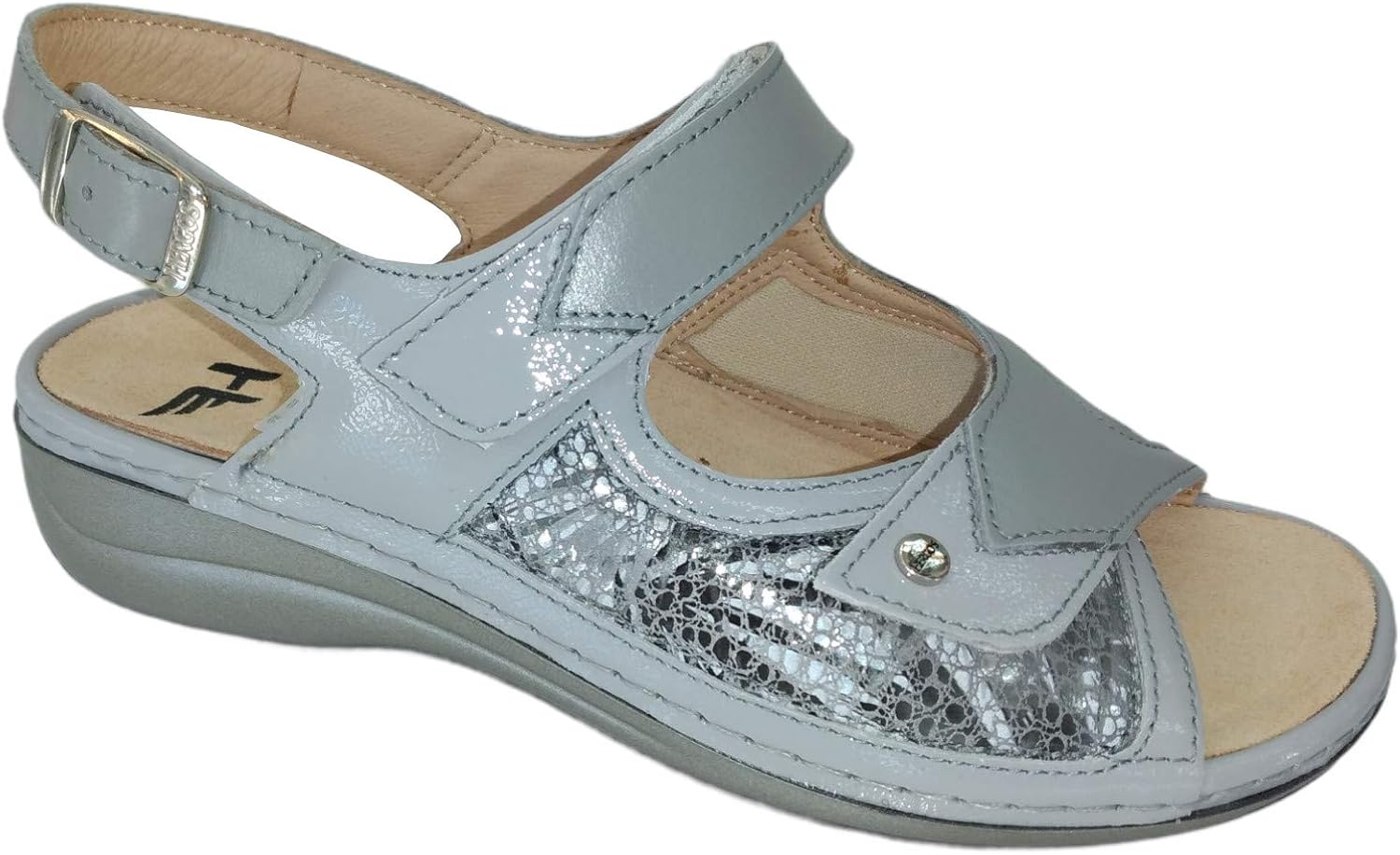 Sandali Ortopedici Per Alluce Valgo Hergos Sandali predisposti H582, Adatti ad Alluce valgo, Plantari