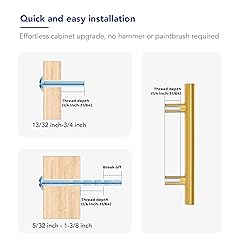 20 Pack 5 Inch Length Kitchen Cabinet Handles with