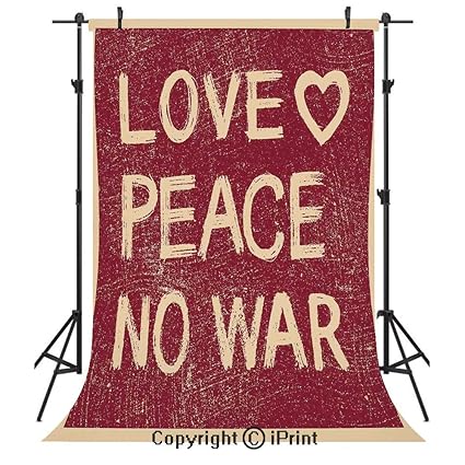 Amazon Com 1960s Decorations Photography Backdrops Love Peace