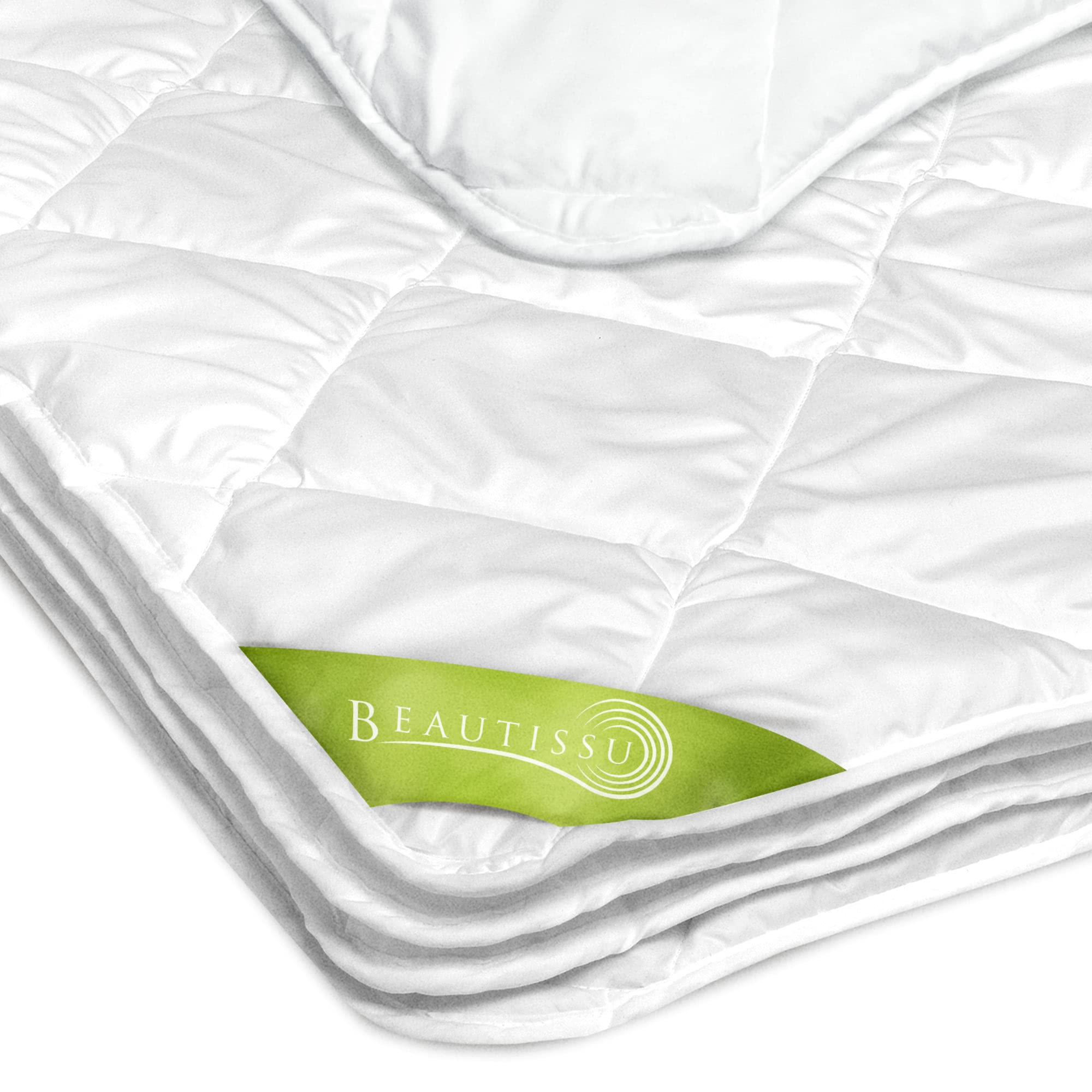 Beautissu Summer Duvet 135x200cm - Anti Allergy Summer Blanket – Single Duvet Cover 3.5 TOG for Sleeping – Thin Single Duvet Cooling Blanket Summer Bedding– BeauNuit SD