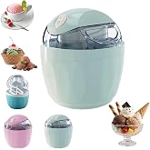 Ice Cream Maker, 15-Min Quick Electric Personal Machine，Green | Ice Cream Cup, Small Home Mini Ice Cream Maker, One-Touch DIY Mini Ice Cream Maker, for Kitchen, Family Treats