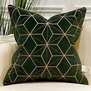 green throw pillows