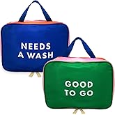 kate spade new york Laundry Bag to Organize Suitcase, Two Sided Packing Cube for Clean and Dirty Clothes, Good to Go
