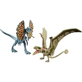 JURASSIC WORLD 2-PACK DINO #2 Dilophosaurus &amp; Dimorphodon