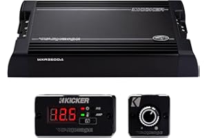 Kicker Warhorse WXA3600.1 Monoblock Subwoofer Amplifier | 3600 Watts x 1 at 1-Ohm - 49WXA36001