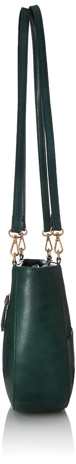 caprese belle women's satchel (forest green) ()