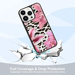 MMYAJT Leopard Print Phone Case Fit for iPhone 14