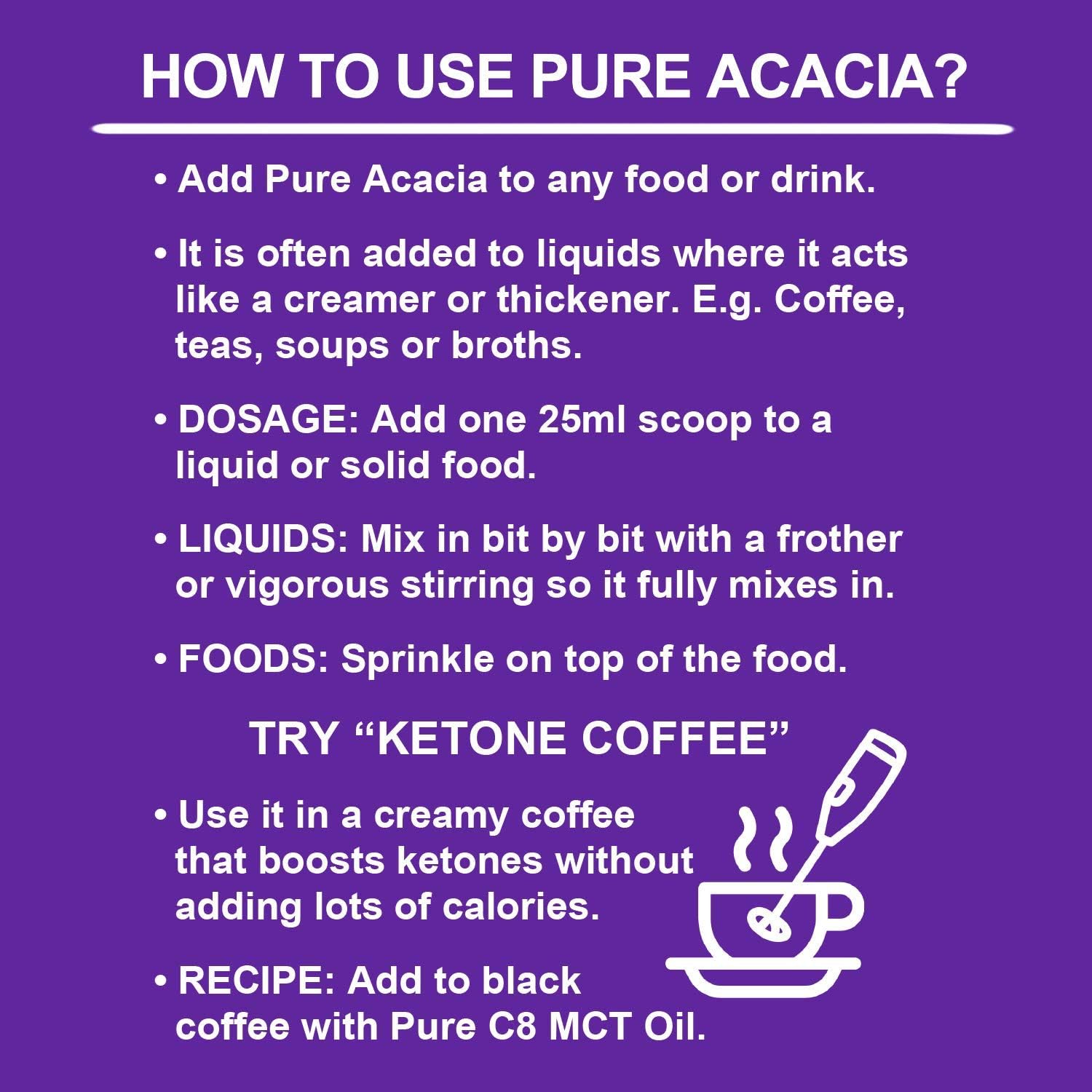 Pure Acacia Fibre, 500 g (Pack of 1) - Image 4