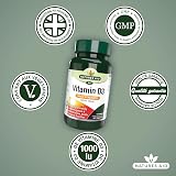 Natures Aid Vitamin D3 1000iu Veg Tablets 90 High Strength Supplement view 4