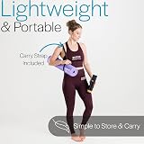 Core Balance Purple 6mm Yoga Mat with Strap Non-Slip 173x61cm view 4