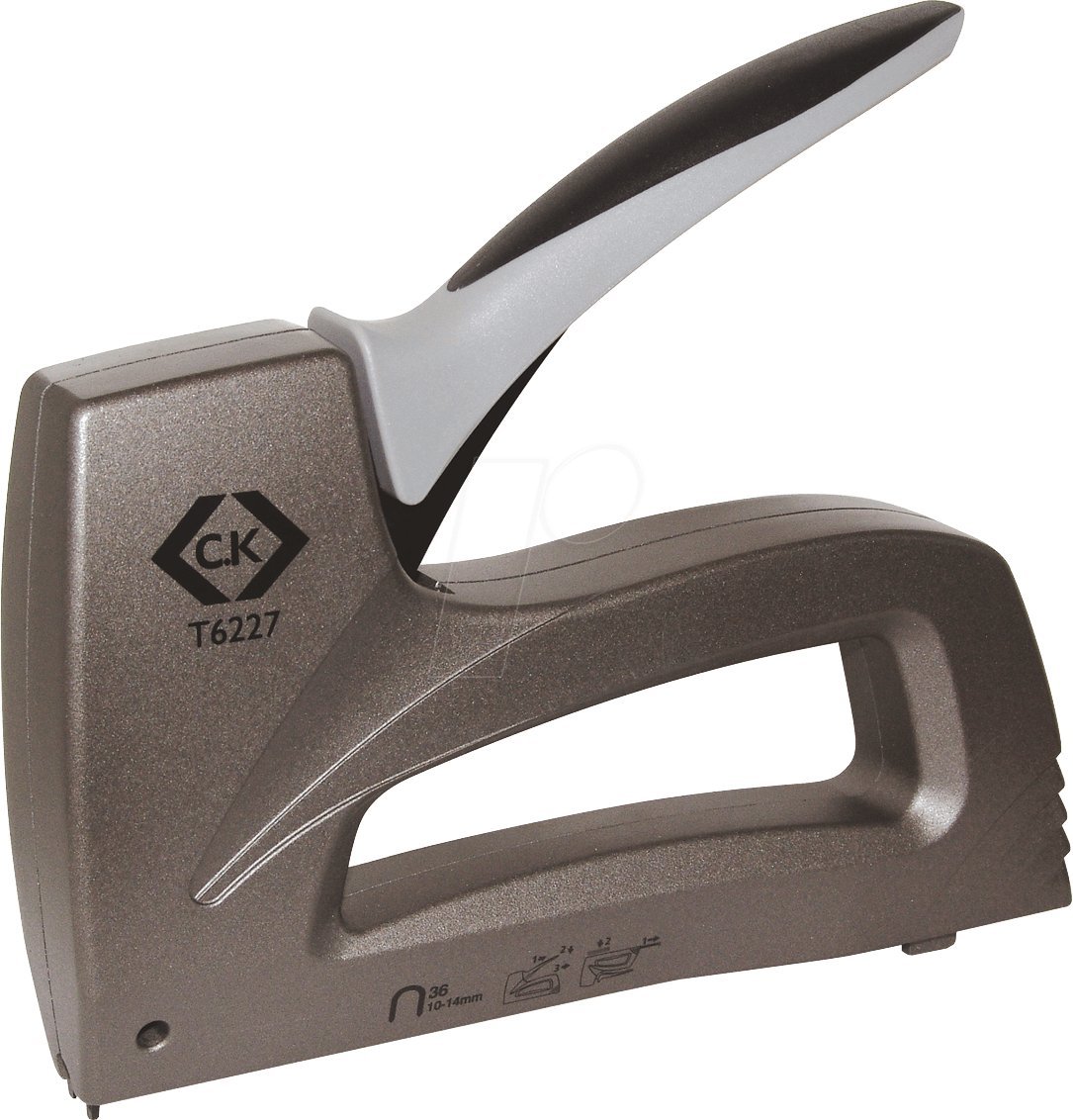 C.K T6227 Low Voltage Cable Tacker, Black, 7.5 mm
