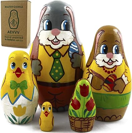 bunny nesting dolls