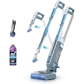 Shark AquaReach Cordless Vacuum + Mop with Extendable Wand, Blue, WD551 | For Hard Floors and Surfaces, One-Pass Wet &amp; Dry Mess Pickup, Self-Cleaning, Includes Stain Scrubber Tool, 12 oz. Solution