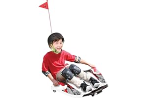 Rollplay Nighthawk Electric Ride On Toy for Ages 6 & Up with 12V 7AH Rechargeable Battery, Side Handlebars for Steering, Tall Rear Safety Flag, and a Top Speed of 6.5 MPH, White