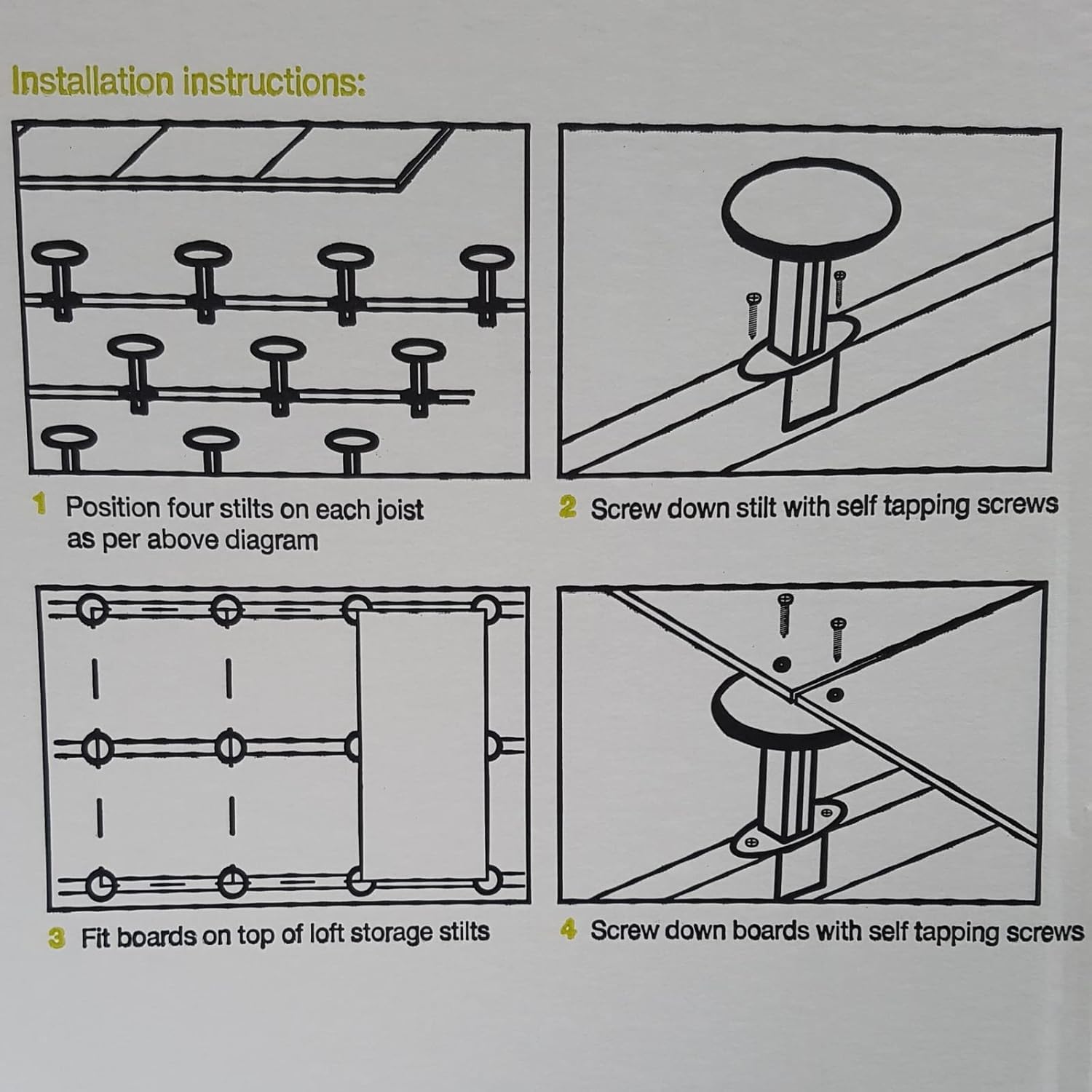 Super Saturday LOFTY 64 PACK Loft Attic Stilts Loft Attic Stilts Create