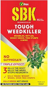 Vitax Brushwood Killer Tough Weedkiller 1L Kills Roots Brambles Nettles