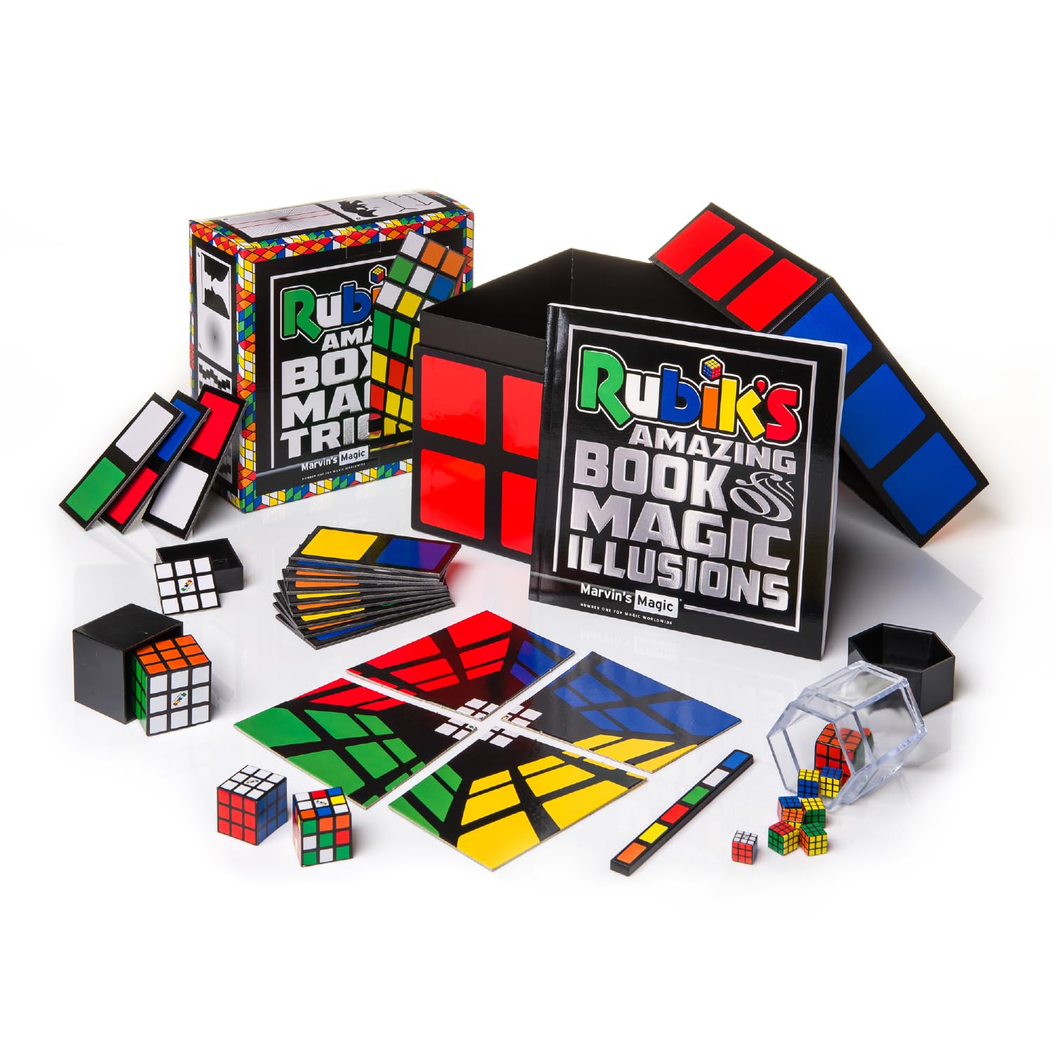 Marvin's Magic Rubik's Amazing Box of Illusions - Magic Set for Kids, Rubik's Illusion Set, Tricks for Children