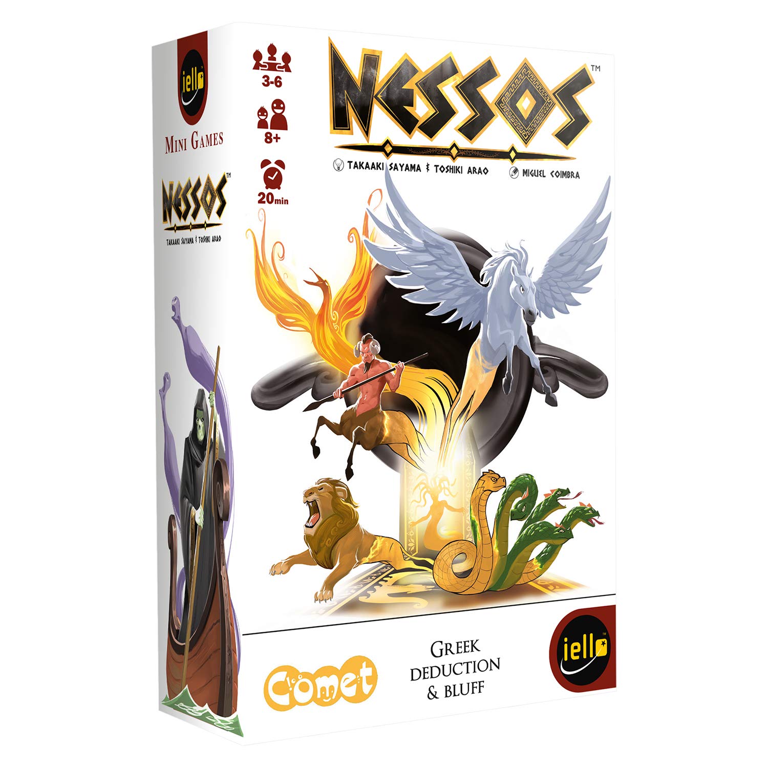 Iello | Nessos | Card Game | Ages 8+ | 3-6 Players | 20 Minutes Playing Time