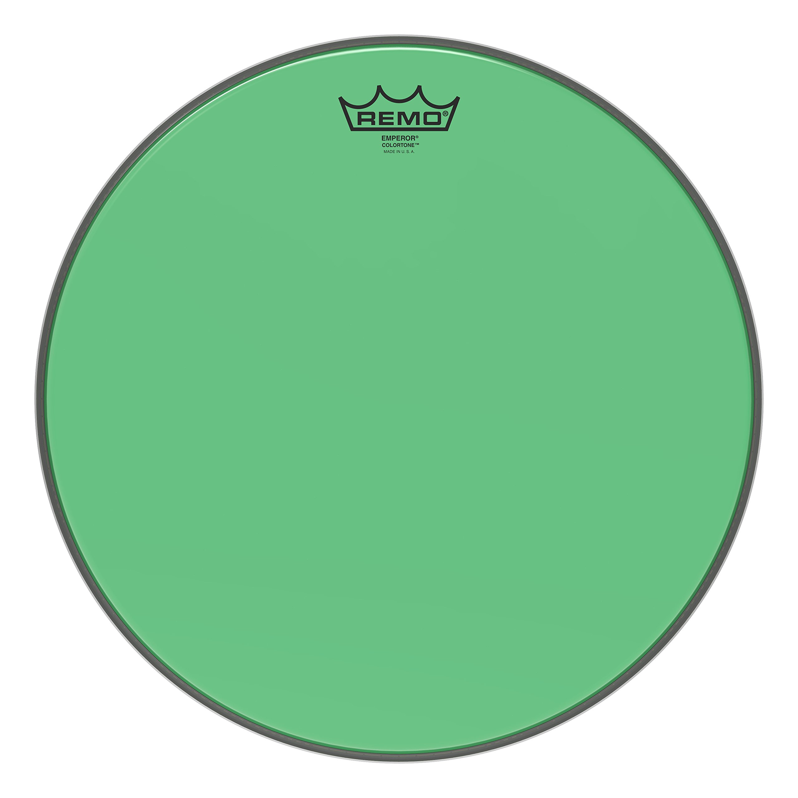 Remo Drumhead Colortone Emperor Clear Green – 15" – BE-0315-CT-GN