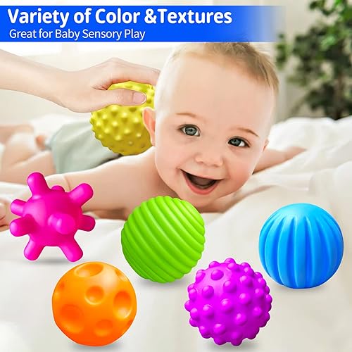 Ynanimery Pack Sensory Balls for Toddlers, Sensory Baby Toys