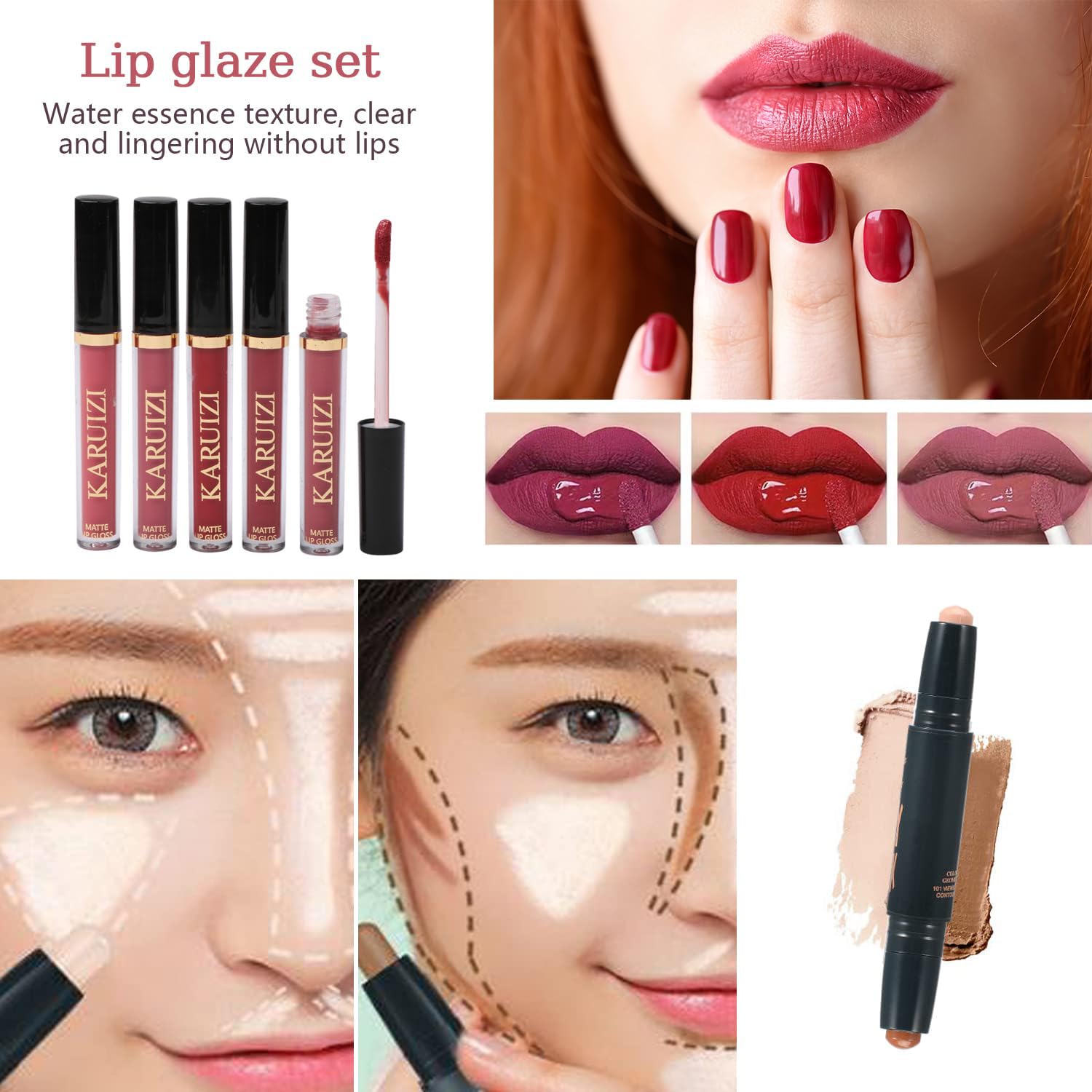 Makeup Sets Teens Makeup Kit for Women Full Kit Make up Kit Makeup Kits for Women Gift Eyeshadow Palette Concealer Palette Lipgloss Foundation Liquid Concealer Makeup Brushes Makeup Powder