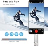 RAOYI 128GB USB C Dual Flash Drive USB 3.0 Type-C Memory Stick Sliver view 4