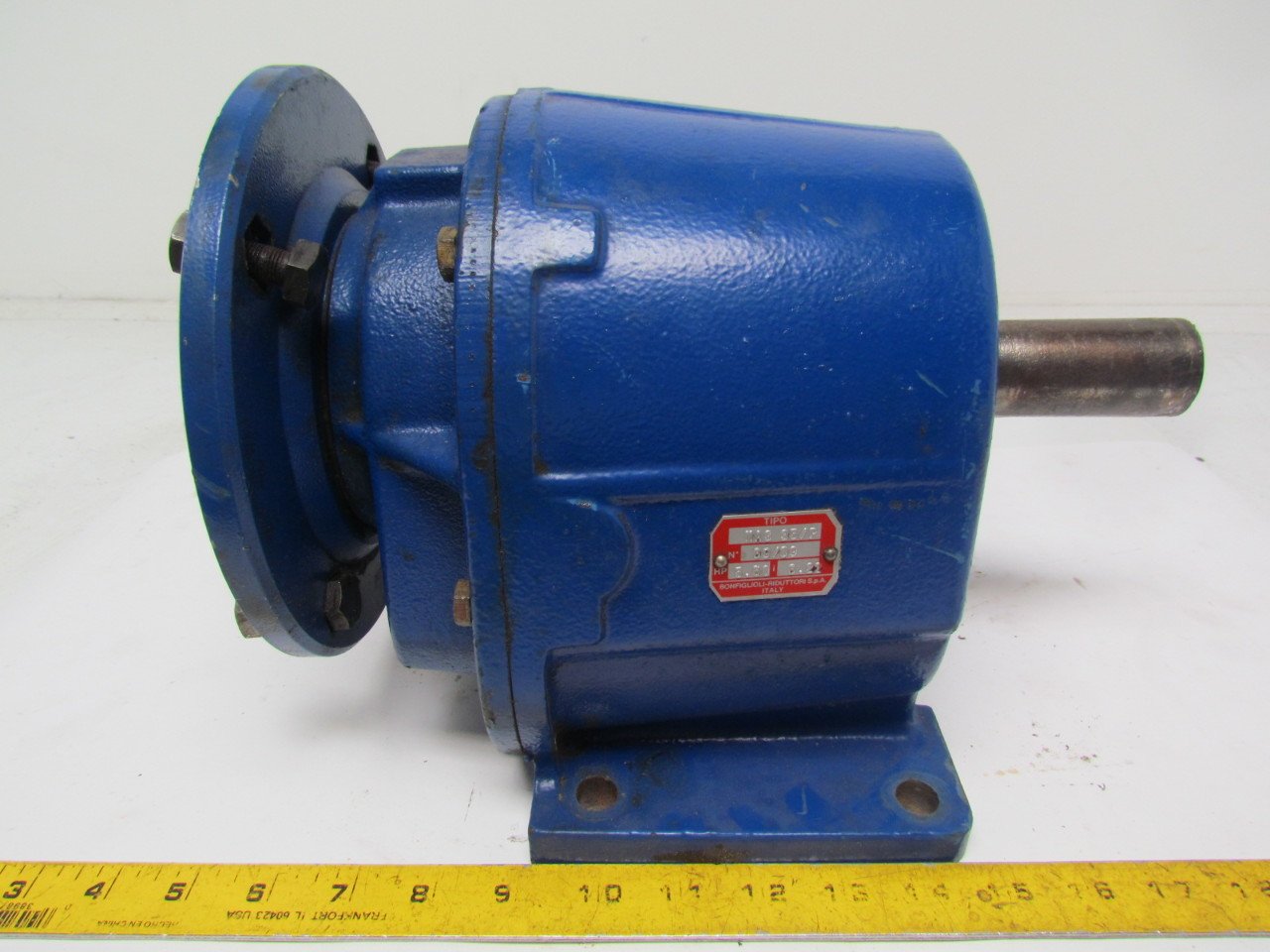 Bonfiglioli Inline Helical Gear Box,(1HP/54RPM) AS 25 P 25.75 P 80 B5