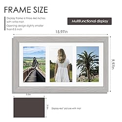 DUENPY 8x14 Collage Picture Frame 4x6 Collage