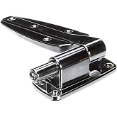 Kason 1248-000024 Walk-In Cam Rise Door Hinge, Chrome Polished, 1-3/8" Offset